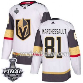 Dresovi Vegas Golden Knights Jonathan Marchessault 81 2018 Stanley Cup Final Patch Adidas Bijela Authentic - Muške